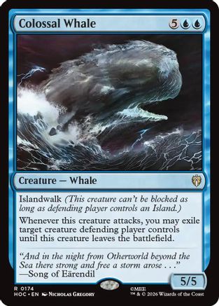 Colossal Whale (HOC-174) [The Hobbit: Eternal-Legal] MTG Single Wizards of the Coast