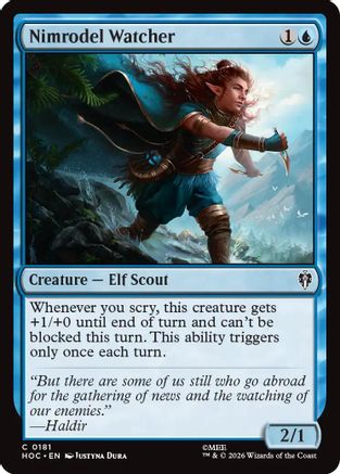 Nimrodel Watcher (HOC-181) [The Hobbit: Eternal-Legal] MTG Single Wizards of the Coast