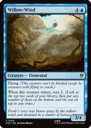 Willow-Wind (HOC-184) [The Hobbit: Eternal-Legal] MTG Single Wizards of the Coast