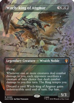 Witch-king of Angmar (Surge Foil) (HOC-060) [The Hobbit: Eternal-Legal] Foil MTG Single Wizards of the Coast