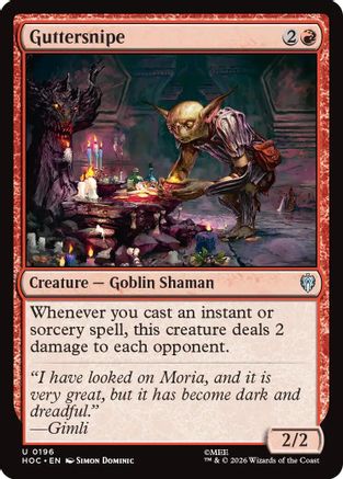 Guttersnipe (HOC-196) [The Hobbit: Eternal-Legal] MTG Single Wizards of the Coast