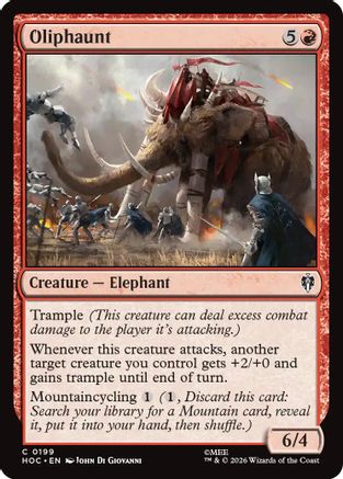 Oliphaunt (HOC-199) [The Hobbit: Eternal-Legal] MTG Single Wizards of the Coast