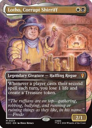 Lotho, Corrupt Shirriff (HOC-034) [The Hobbit: Eternal-Legal] Foil MTG Single Wizards of the Coast