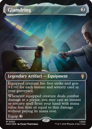 Glamdring (Surge Foil) (HOC-082) [The Hobbit: Eternal-Legal] Foil MTG Single Wizards of the Coast
