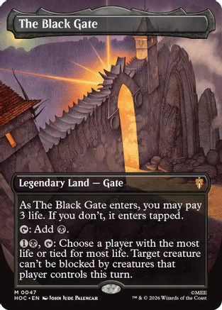 The Black Gate (HOC-047) [The Hobbit: Eternal-Legal] MTG Single Wizards of the Coast