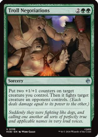Troll Negotiations (HOB-138) [The Hobbit] MTG Single Wizards of the Coast