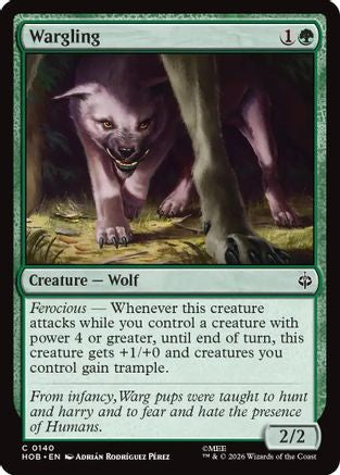 Wargling (HOB-140) [The Hobbit] Foil MTG Single Wizards of the Coast