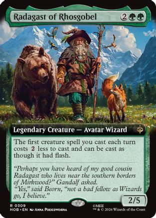 Radagast of Rhosgobel (HOB-309) [The Hobbit] MTG Single Wizards of the Coast