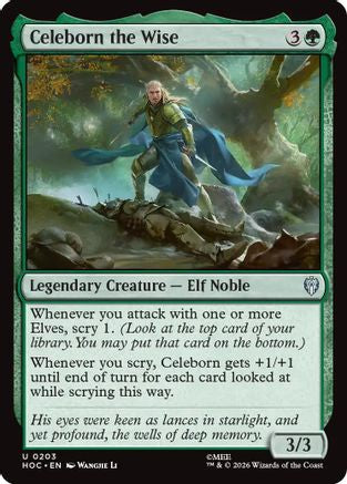 Celeborn the Wise (HOC-203) [The Hobbit: Eternal-Legal] MTG Single Wizards of the Coast