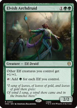 Elvish Archdruid (HOC-204) [The Hobbit: Eternal-Legal] MTG Single Wizards of the Coast
