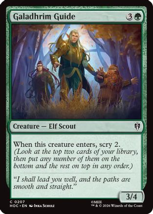 Galadhrim Guide (HOC-207) [The Hobbit: Eternal-Legal] MTG Single Wizards of the Coast