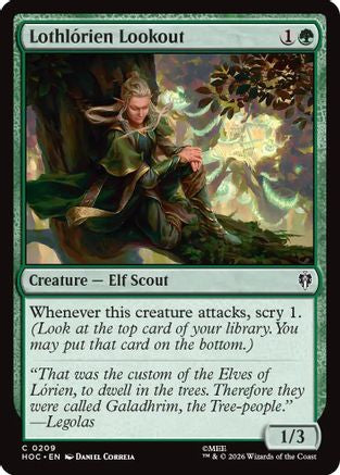 Lothlorien Lookout (HOC-209) [The Hobbit: Eternal-Legal] MTG Single Wizards of the Coast