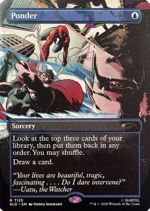 Ponder (7125) (SLD-7125) [Secret Lair Drop Series] MTG Single Wizards of the Coast