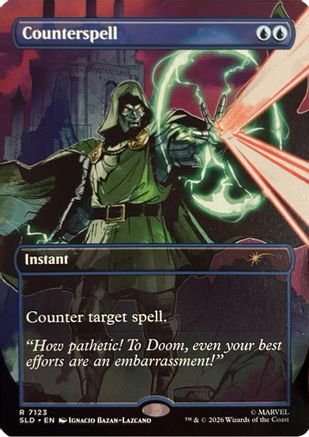Counterspell (7123) (SLD-7123) [Secret Lair] Drop Series MTG Single Wizards of the Coast