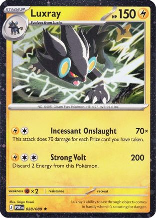 Luxray (Cosmos Holo) 28/088 Holofoil [Misc: Blister Exclusives] Pokemon Single Pokémon