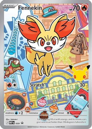 Fennekin -  059 59 Holofoil [First Partner Collection 2026]
