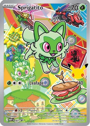 Sprigatito -  061 61 Holofoil [First Partner Collection 2026]