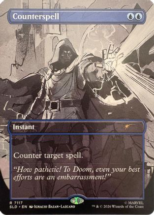 Counterspell (7117) (SLD-7117) [Secret Lair] Drop Series MTG Single Wizards of the Coast
