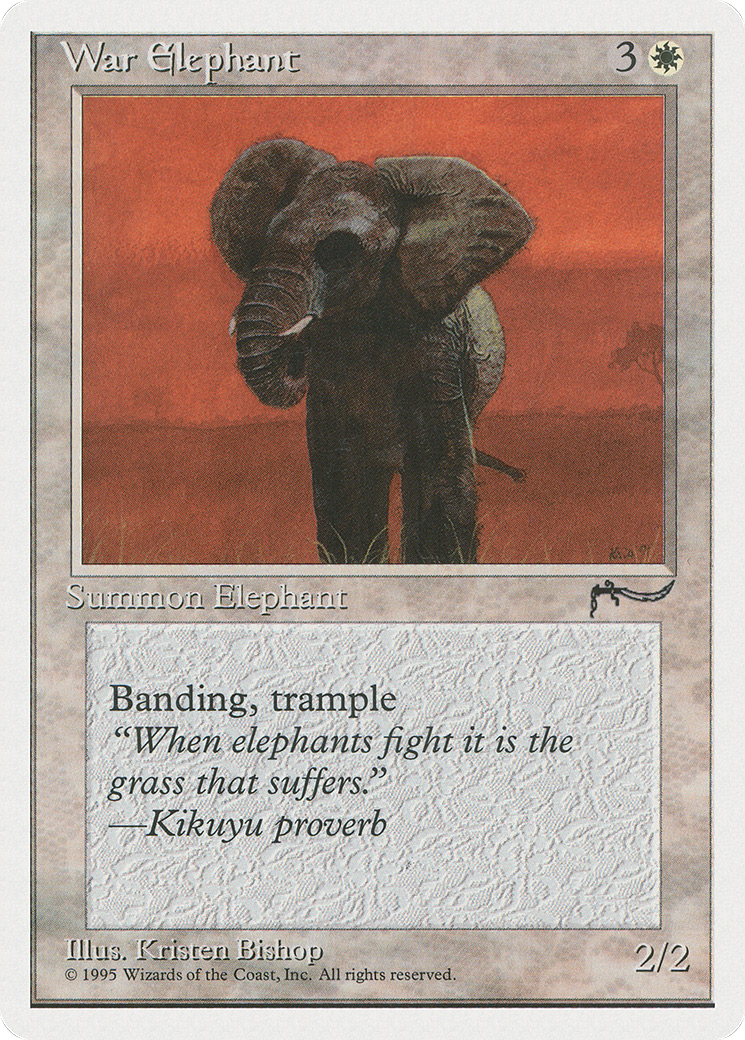 War Elephant (CHR-013) [Chronicles] MTG Single Wizards of the Coast