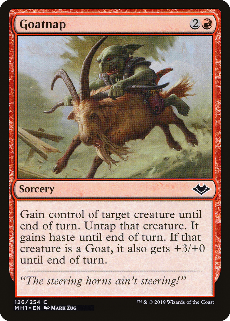 Goatnap (MH1-126) [Modern Horizons] Foil MTG Single Modern Horizons