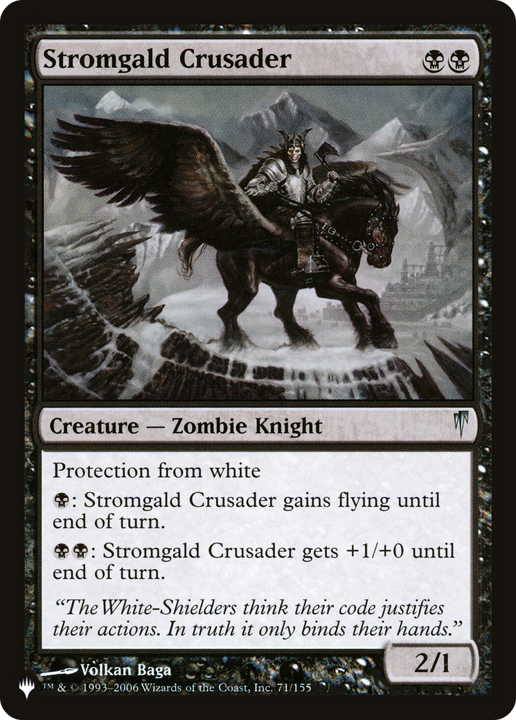 Stromgald Crusader (LIST-CSP-71) [Mystery Booster] The List MTG Single Wizards of the Coast
