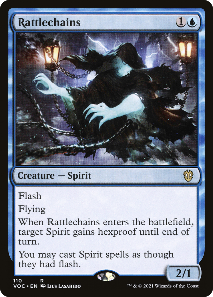 Rattlechains (VOC-110) [Crimson Vow Commander] MTG Single Wizards of the Coast