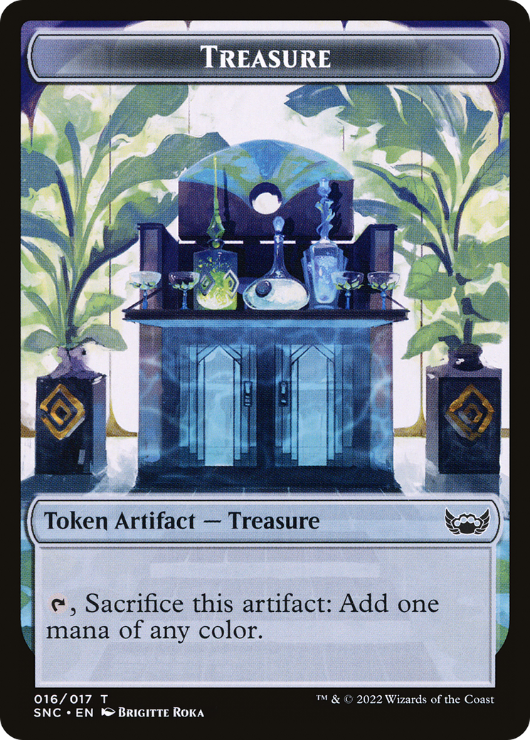 Treasure (TSNC-016) [Tokens] Streets of New Capenna Tokens MTG Single Wizards of the Coast