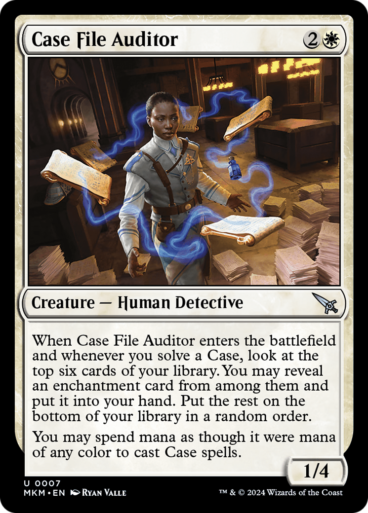 Case File Auditor (a) (MKM-007) [Murders at Karlov Manor] MTG Single Wizards of the Coast