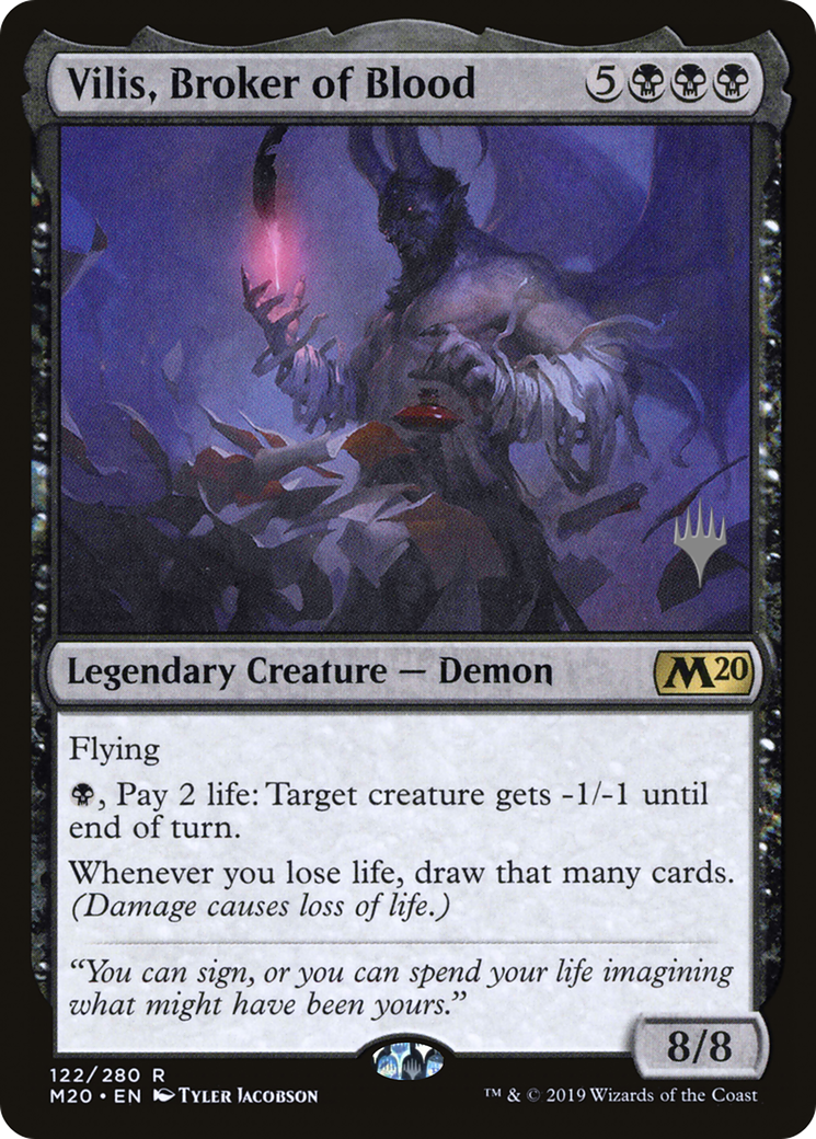Vilis, Broker of Blood (PPM20-122P) [Core Set 2020 Promos] MTG Single Wizards of the Coast