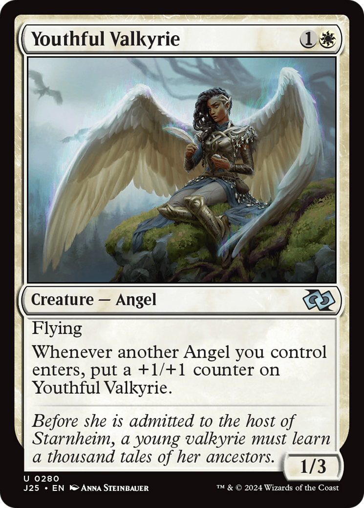 Youthful Valkyrie (J25-280) [Foundations Jumpstart] MTG Single Wizards of the Coast