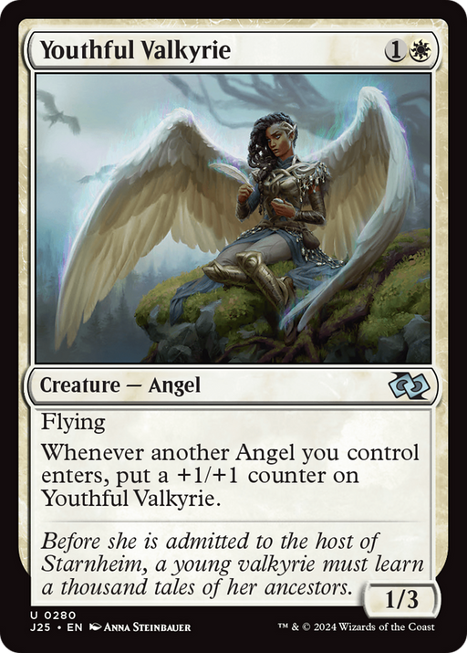 Youthful Valkyrie (J25-280) [Foundations Jumpstart] MTG Single Wizards of the Coast