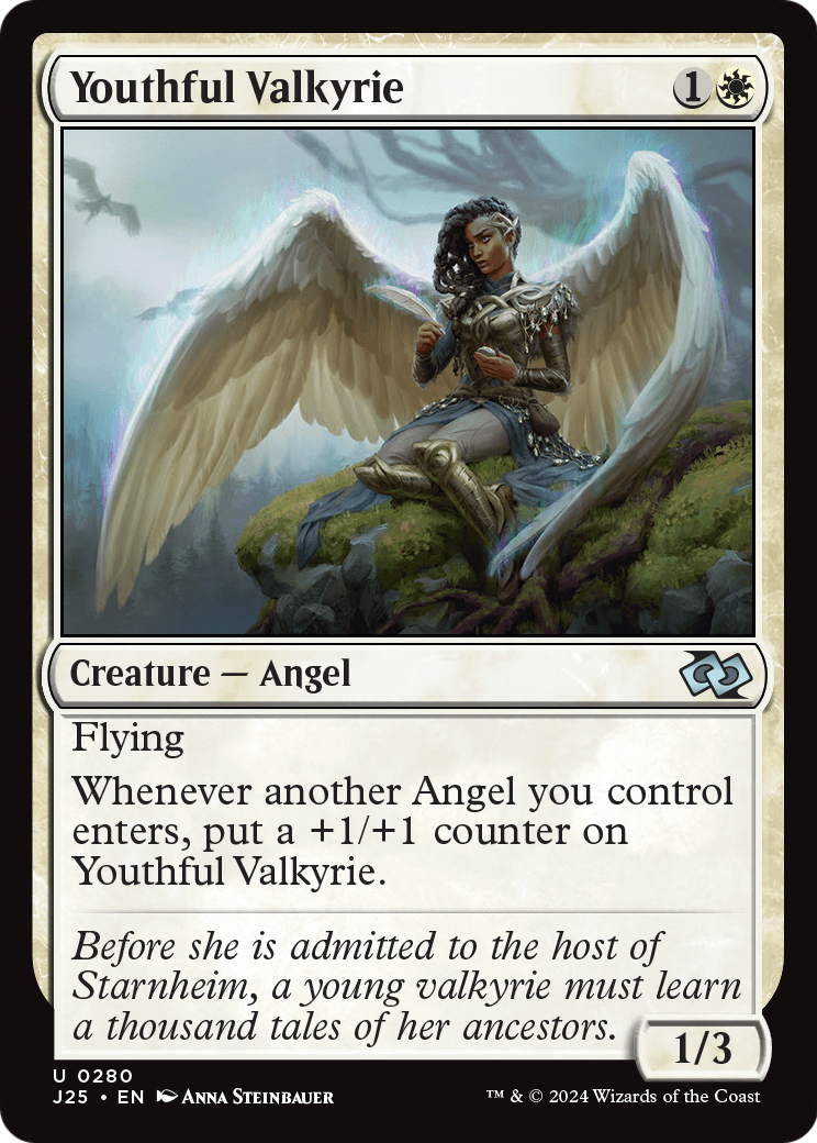 Youthful Valkyrie (J25-280) [Foundations Jumpstart] MTG Single Wizards of the Coast