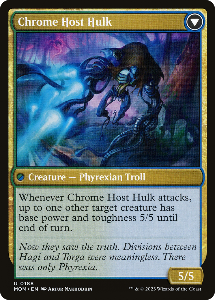 Gnottvold Hermit // Chrome Host Hulk (MOM-188) [March of the Machine] Foil MTG Single Wizards of the Coast