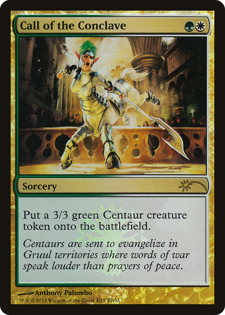 Call of the Conclave (FNM-004) [Misc] Friday Night Magic 2013 Foil MTG Single Wizards of the Coast