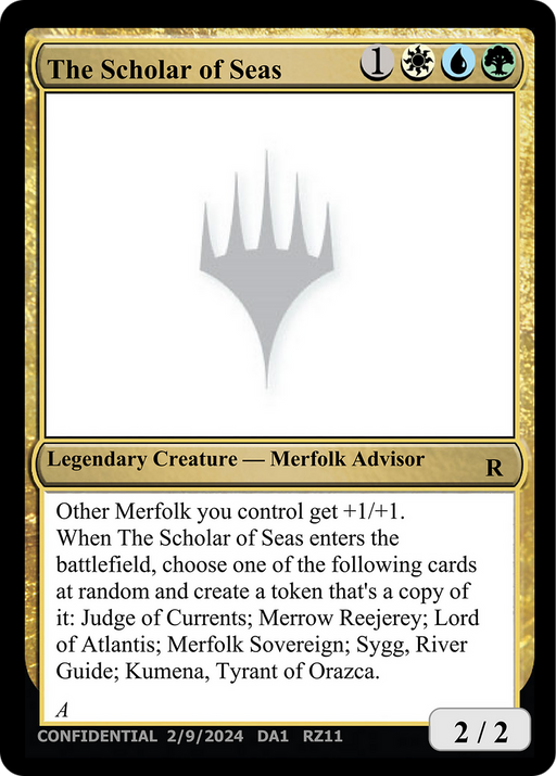 The Scholar of Seas (UNK-RZ11B) [Misc] Unknown Event MTG Single Wizards of the Coast