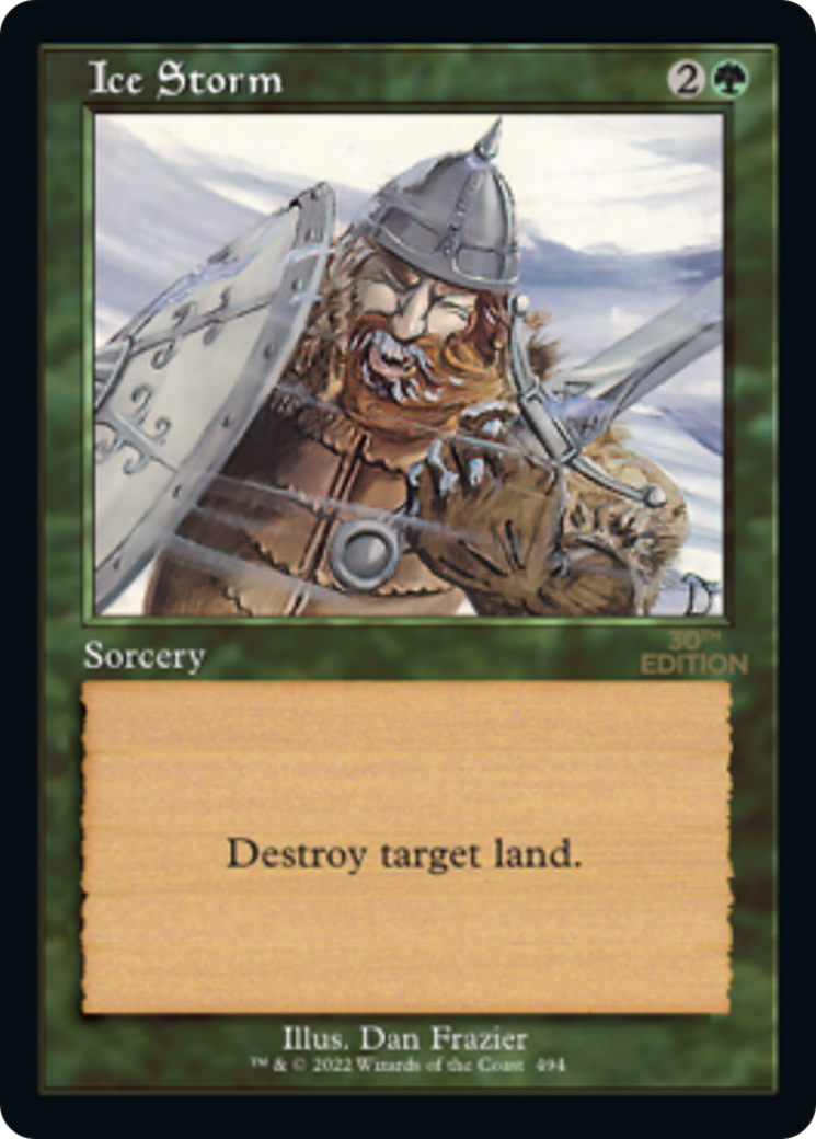 Ice Storm (30A-494) [30th Anniversary Edition] MTG Single Wizards of the Coast