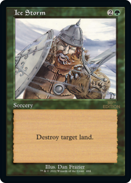 Ice Storm (30A-494) [30th Anniversary Edition] MTG Single Wizards of the Coast