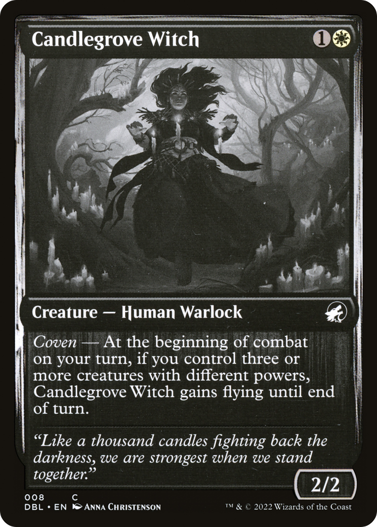 Candlegrove Witch (DBL-008) [Innistrad: Double Feature] Foil MTG Single Wizards of the Coast