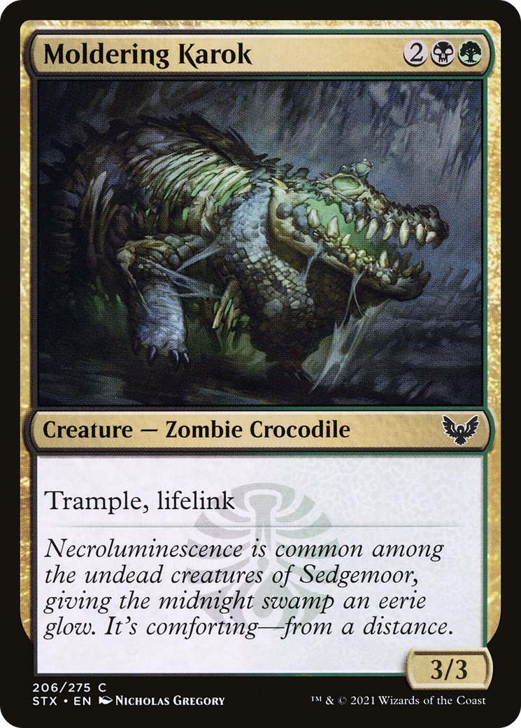 Moldering Karok (STX-206) [Strixhaven: School of Mages] MTG Single Wizards of the Coast