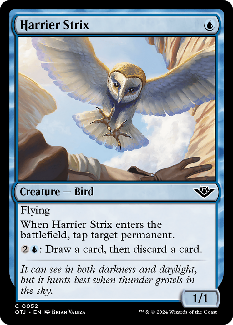 Harrier Strix (OTJ-052) [Outlaws of Thunder Junction] MTG Single Wizards of the Coast