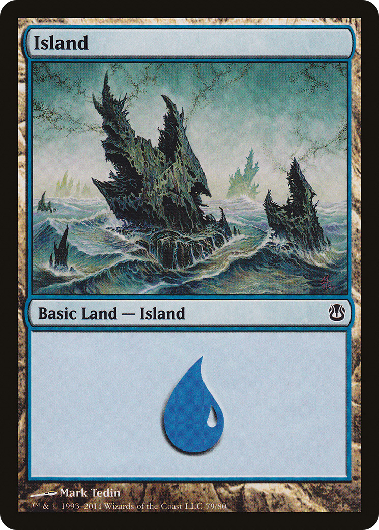 Island (DDH-079) [Misc] Duel Decks: Ajani vs. Nicol Bolas MTG Single Wizards of the Coast