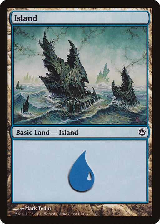Island (DDH-079) [Misc] Duel Decks: Ajani vs. Nicol Bolas MTG Single Wizards of the Coast