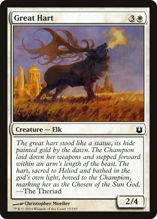 Great Hart (BNG-015) [Born of the Gods] Foil MTG Single Wizards of the Coast