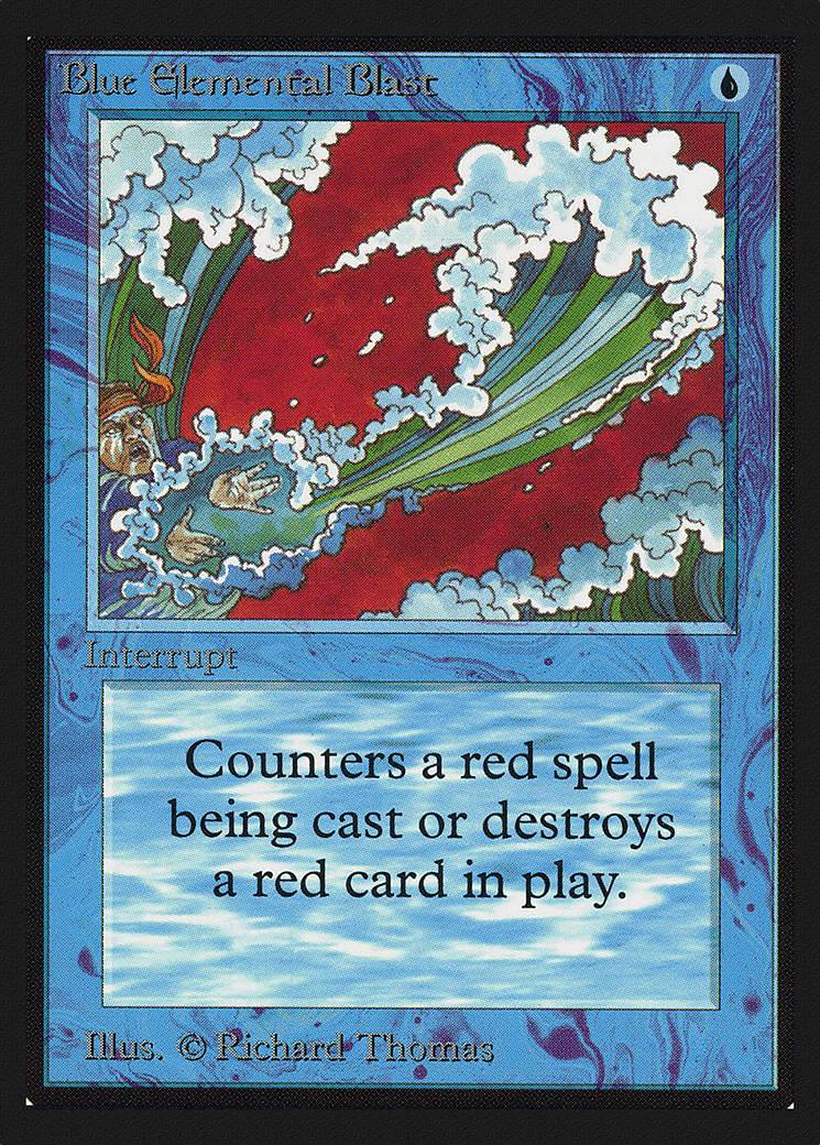 Blue Elemental Blast (IE) (IED-) [Intl. Collectors' Edition] MTG Single Wizards of the Coast