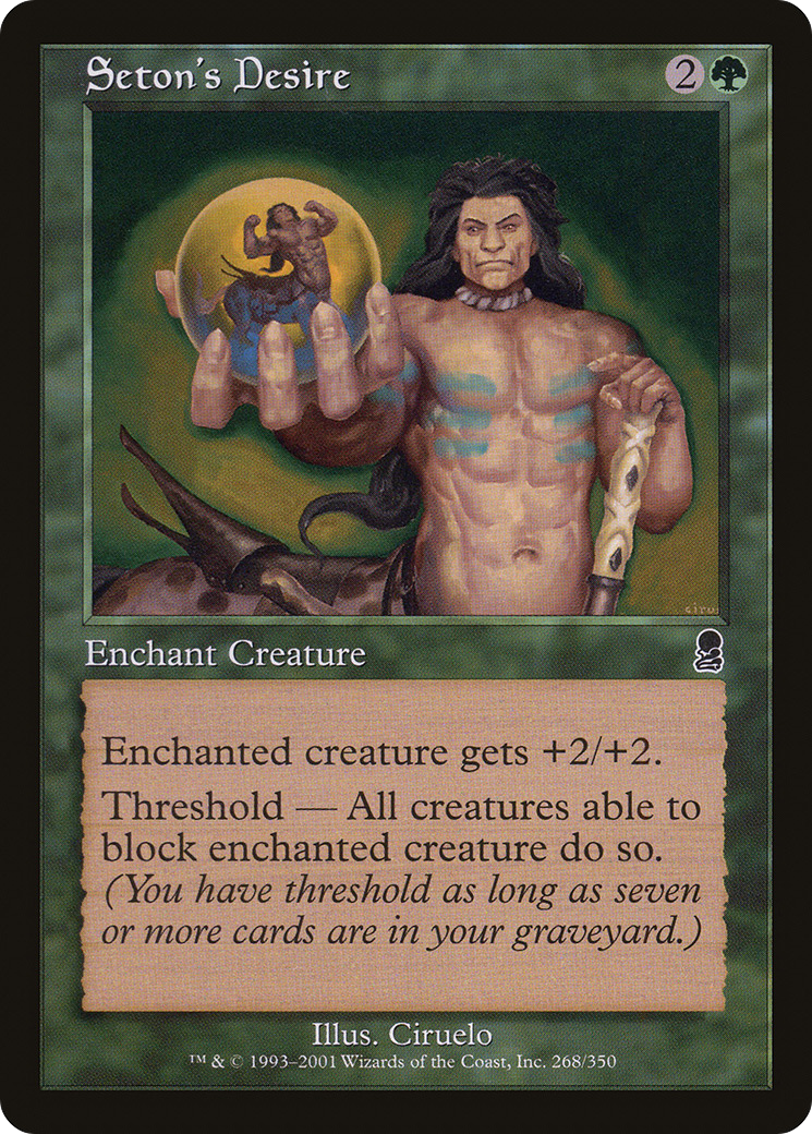 Seton's Desire (ODY-268) [Odyssey] MTG Single Wizards of the Coast