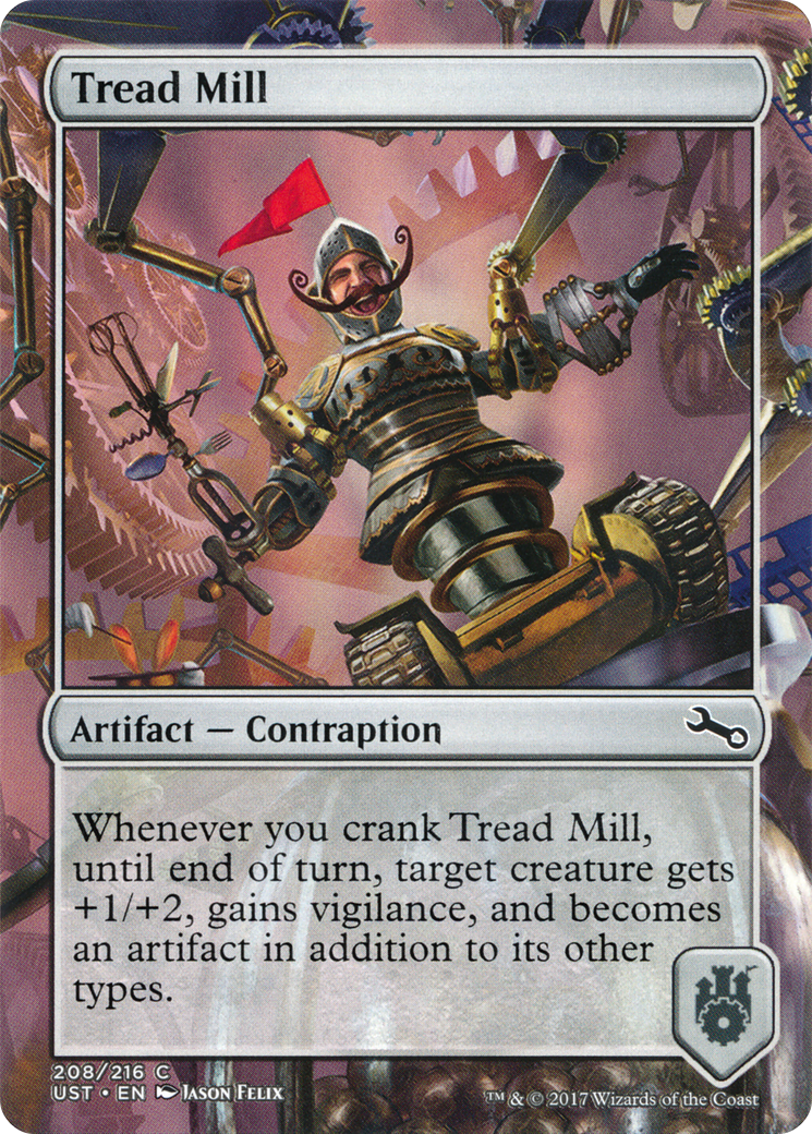 Tread Mill (UST-208) [Unstable] (Borderless) Foil MTG Single Wizards of the Coast