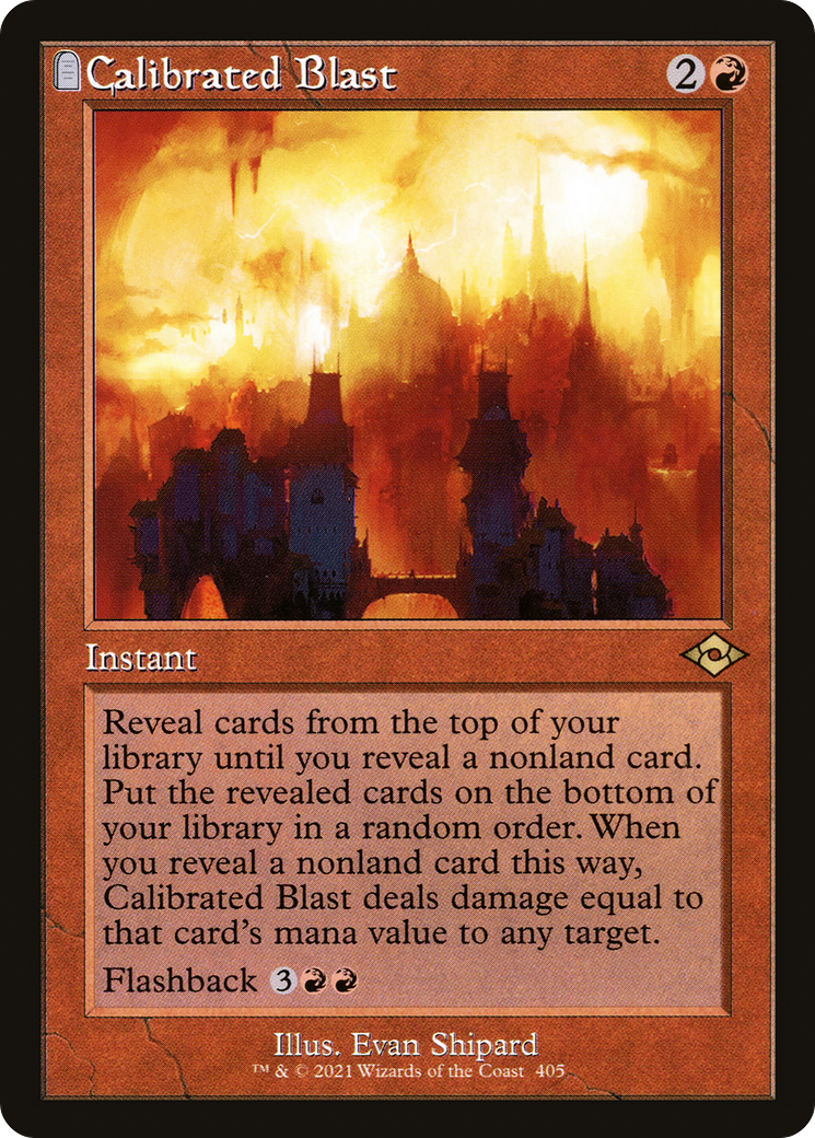 Calibrated Blast (MH2-405) [Modern Horizons 2] MTG Single Wizards of the Coast