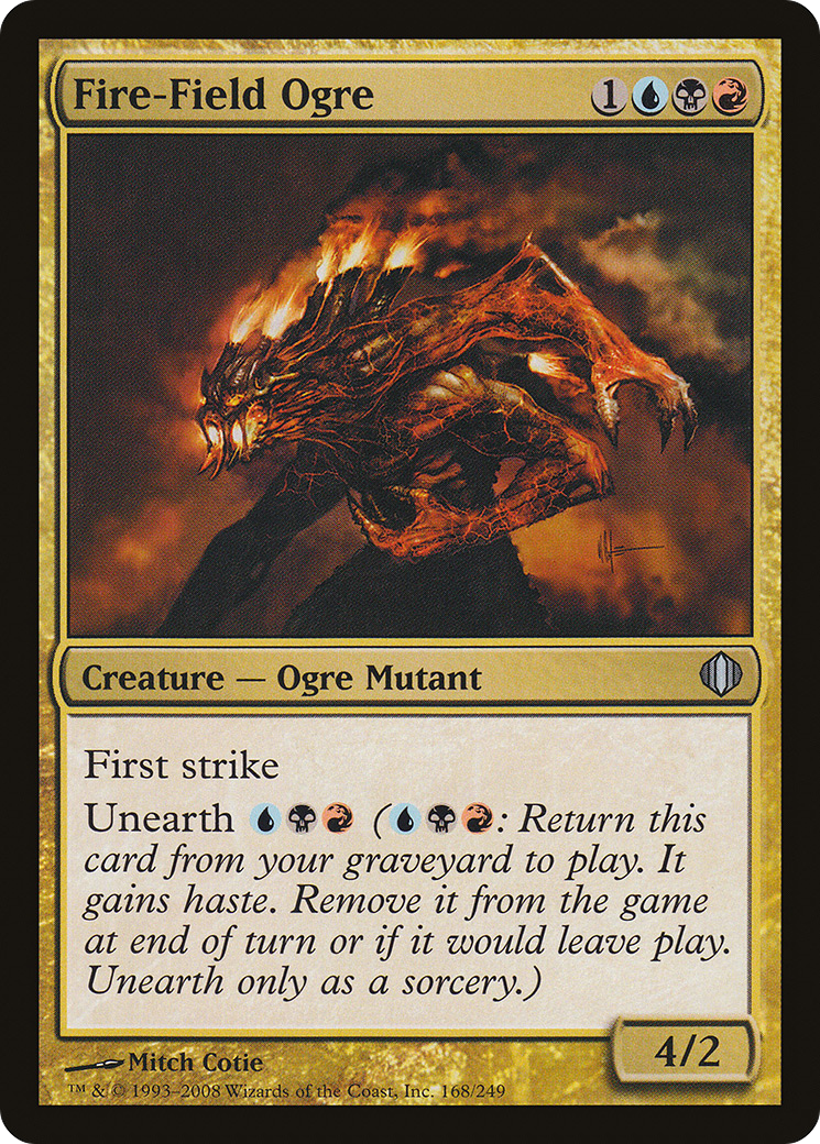 Fire-Field Ogre (ALA-168) [Shards of Alara] Foil MTG Single Wizards of the Coast