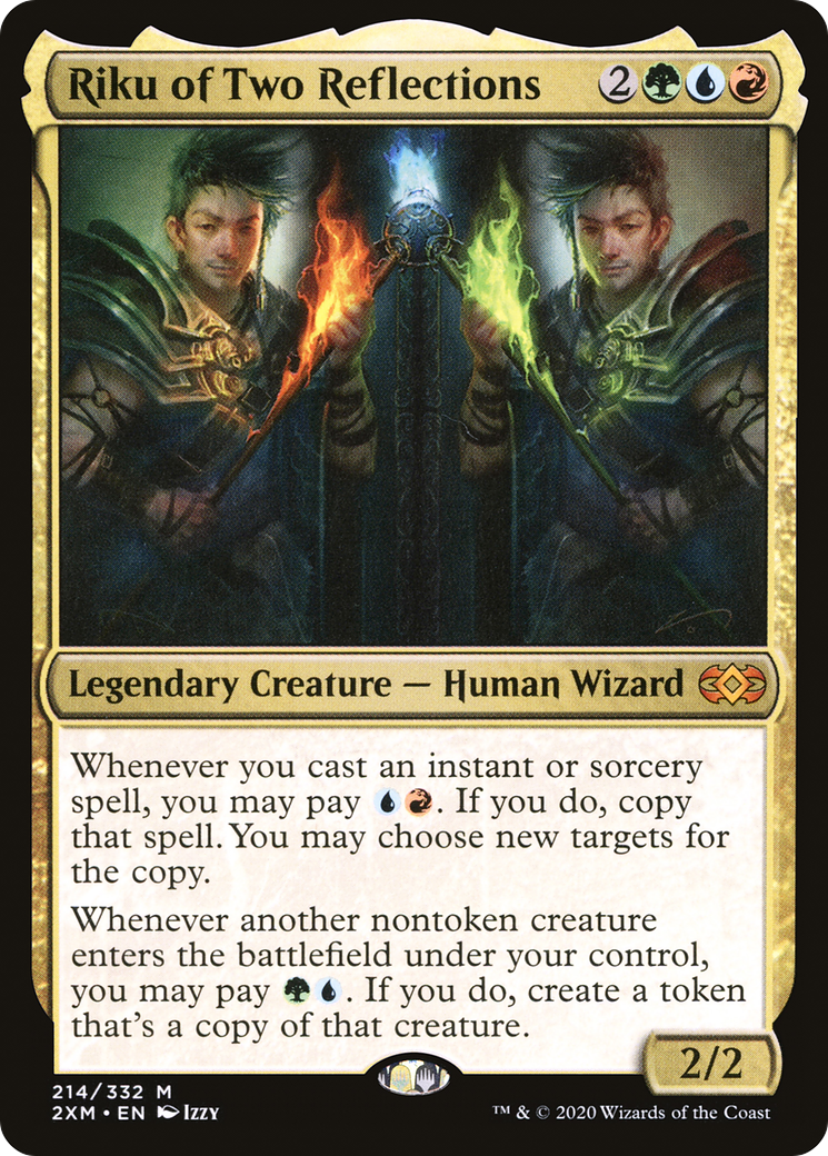 Riku of Two Reflections (2XM-214) [Double Masters] Foil MTG Single Wizards of the Coast