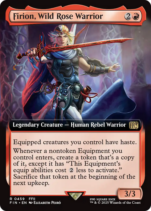 Firion, Wild Rose Warrior (FIN-459) [FINAL FANTASY] (Extended Art) MTG Single Wizards of the Coast